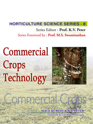 cover image of Commercial Crops Technology, Volume 8